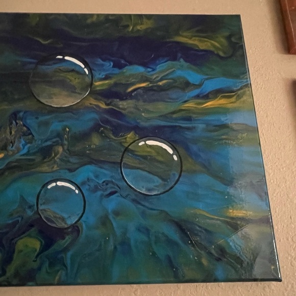 Original abstract art created by my brother - Picture 4 of 10